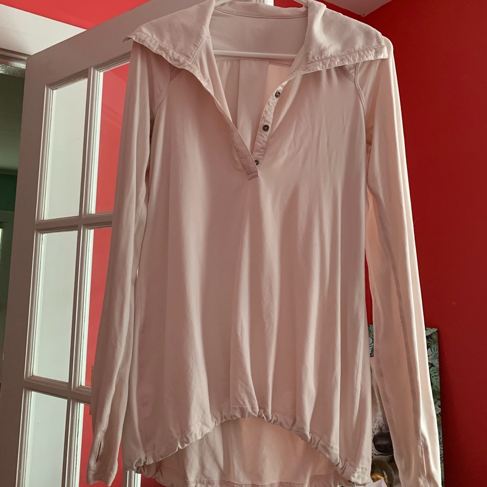 Blush pink lululemon pullover